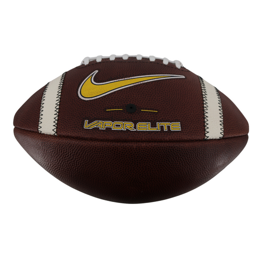 Michigan Wolverines 2024 Team Issued Nike Vapor Elite #149 Football In Brown - Front View