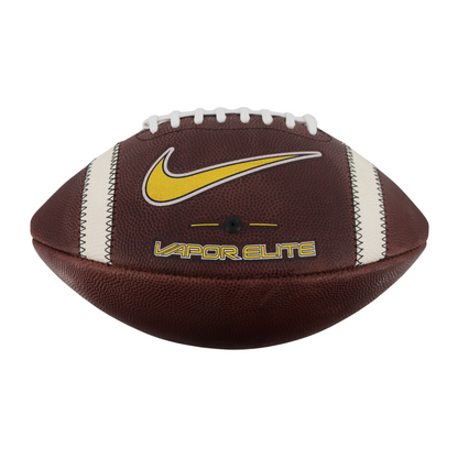 Michigan Wolverines 2024 Team Issued Nike Vapor Elite #60 Football In Brown - Back View
