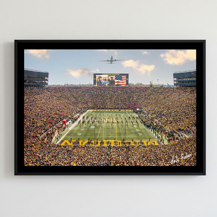 Michigan Wolverines versus Ohio State (2023) #1125 17x26 Black Frame