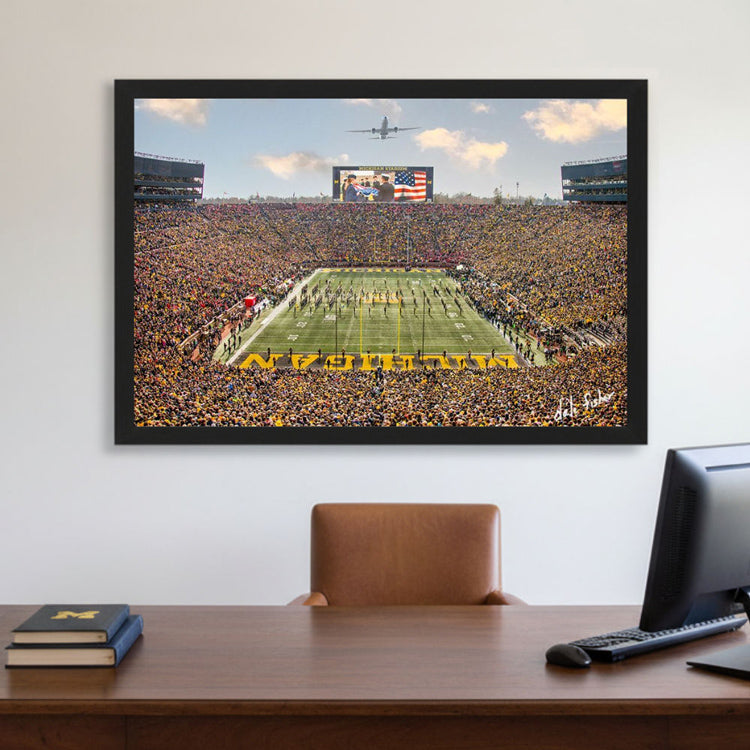 Michigan Wolverines versus Ohio State (2023) #1125 24x36 Black Frame