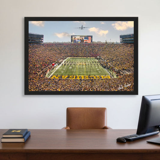 Michigan Wolverines versus Ohio State (2023) #1125 24x36 Black Frame