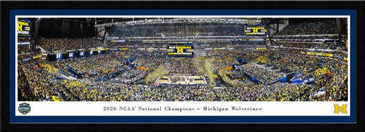 Michigan Wolverines Men's Basketball National Champions Select Panorama