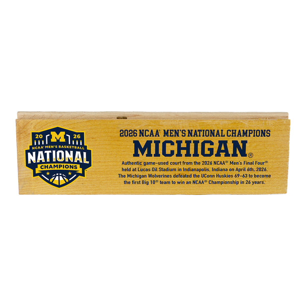 Michigan Wolverines 2026 NCAA® Men's National Championship Court