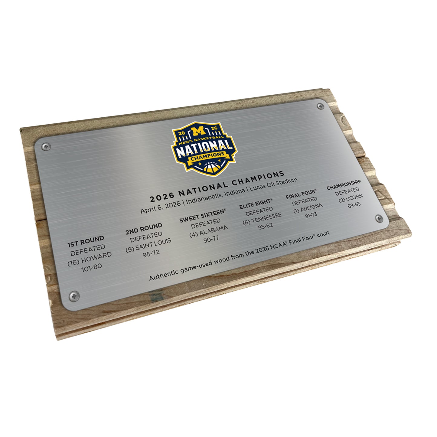 Michigan Wolverines Final Four Small Court