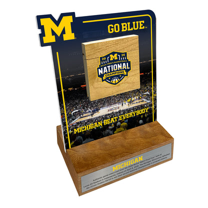 Michigan Wolverines 2026 NCAA® Men’s National Championship Arena Desk Frame