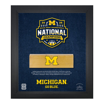 Michigan Wolverines 2026 NCAA® Men’s National Championship Logo Frame - 15”x17”
