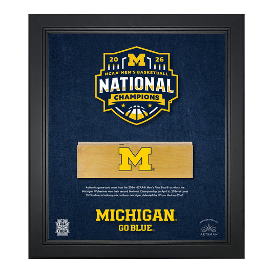 Michigan Wolverines 2026 NCAA® Men’s National Championship Logo Frame - 15”x17”