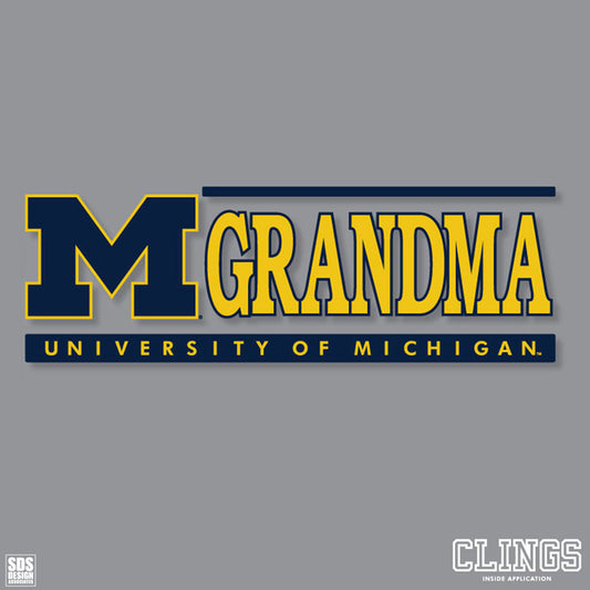 University of Michigan Grandma Decal