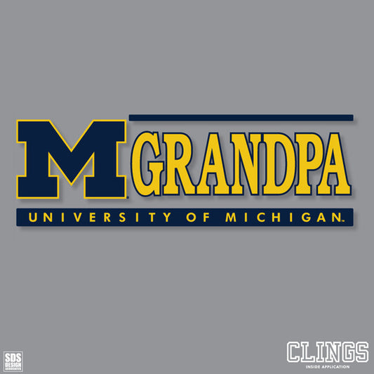 University of Michigan Grandpa Decal