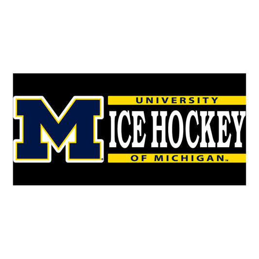 University of Michigan Ice Hockey Decal - Front View