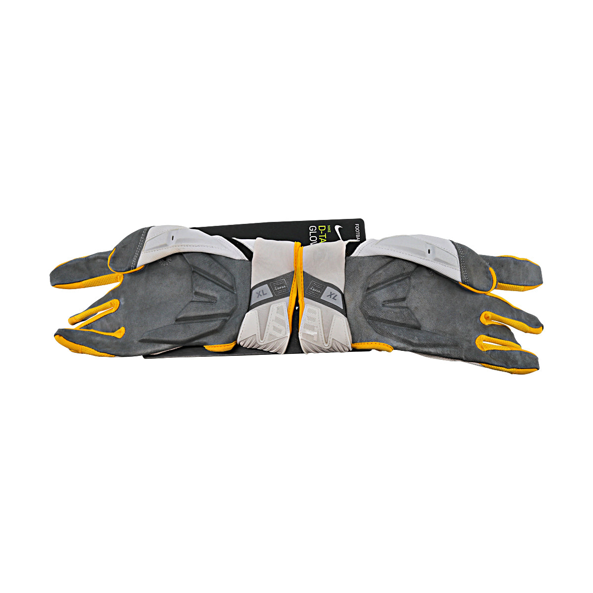 Jordan Brand D-Tack Team Issued Michigan Wolverines White Gloves Size XL Style F977 - Inside View