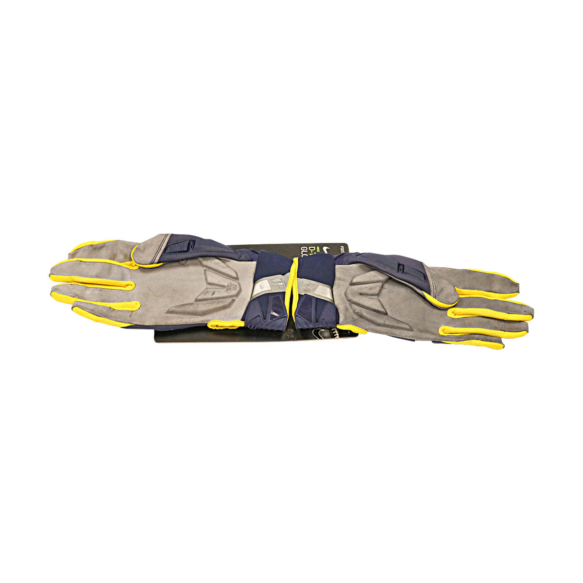 Jordan Brand SM D-TacK FG 6.0 CLG Michigan Wolverines Blue Gloves Size: L  PGF977 - inside View