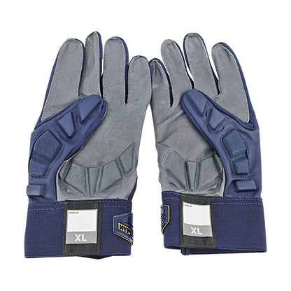 Jordan Brand Hyperbeast Leather Michigan Wolverines Blue Gloves Size: XL PGF469 - Inside View