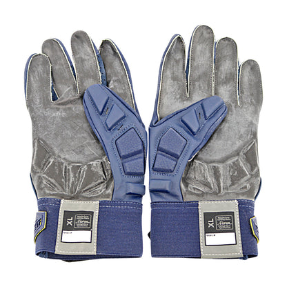 Jordan Brand Hyperbeast Hydrogrip Leather Michigan Wolverines Blue Gloves Size: XL PGF468 - Inside View