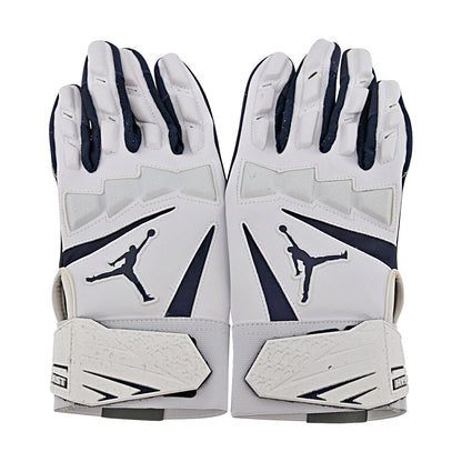 Jordan Brand Hyperbeast Hydragrip Michigan Wolverines White Gloves Size: XL Style 468 -  Back View