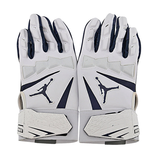 Jordan Brand Hyperbeast Hydragrip Michigan Wolverines White Gloves Size: XL Style 468 -  Back View