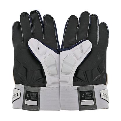 Jordan Brand Hyperbeast Hydragrip Michigan Wolverines White Gloves Size: XL Style 468 -  Front View