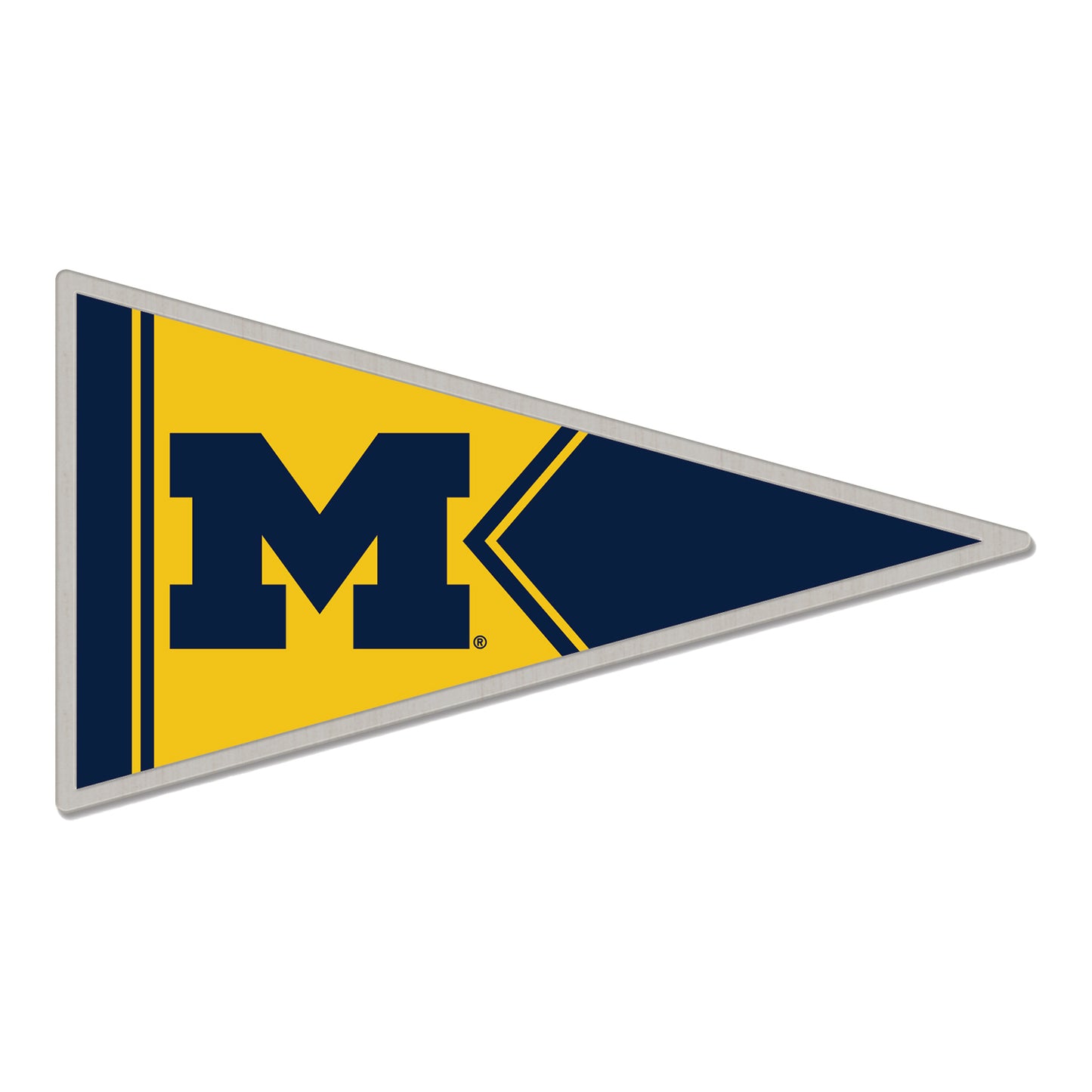 Michigan Wolverines Wincraft Collector Pennant Pin - Front View