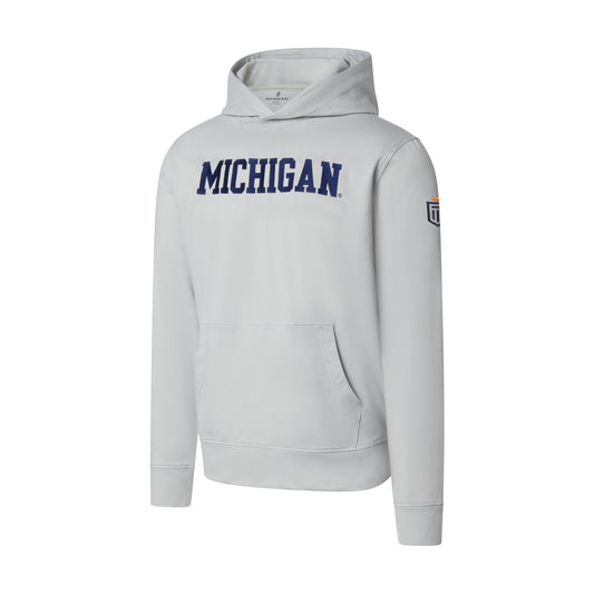 Men's Michigan Wordmark Hoodie - Grey