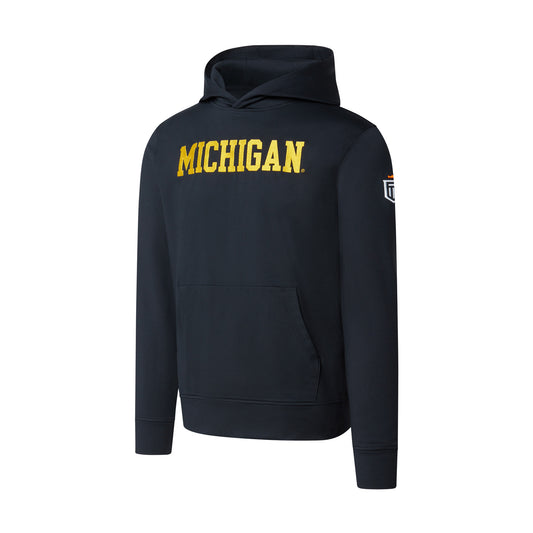 Men's Michigan Wordmark Hoodie - Navy