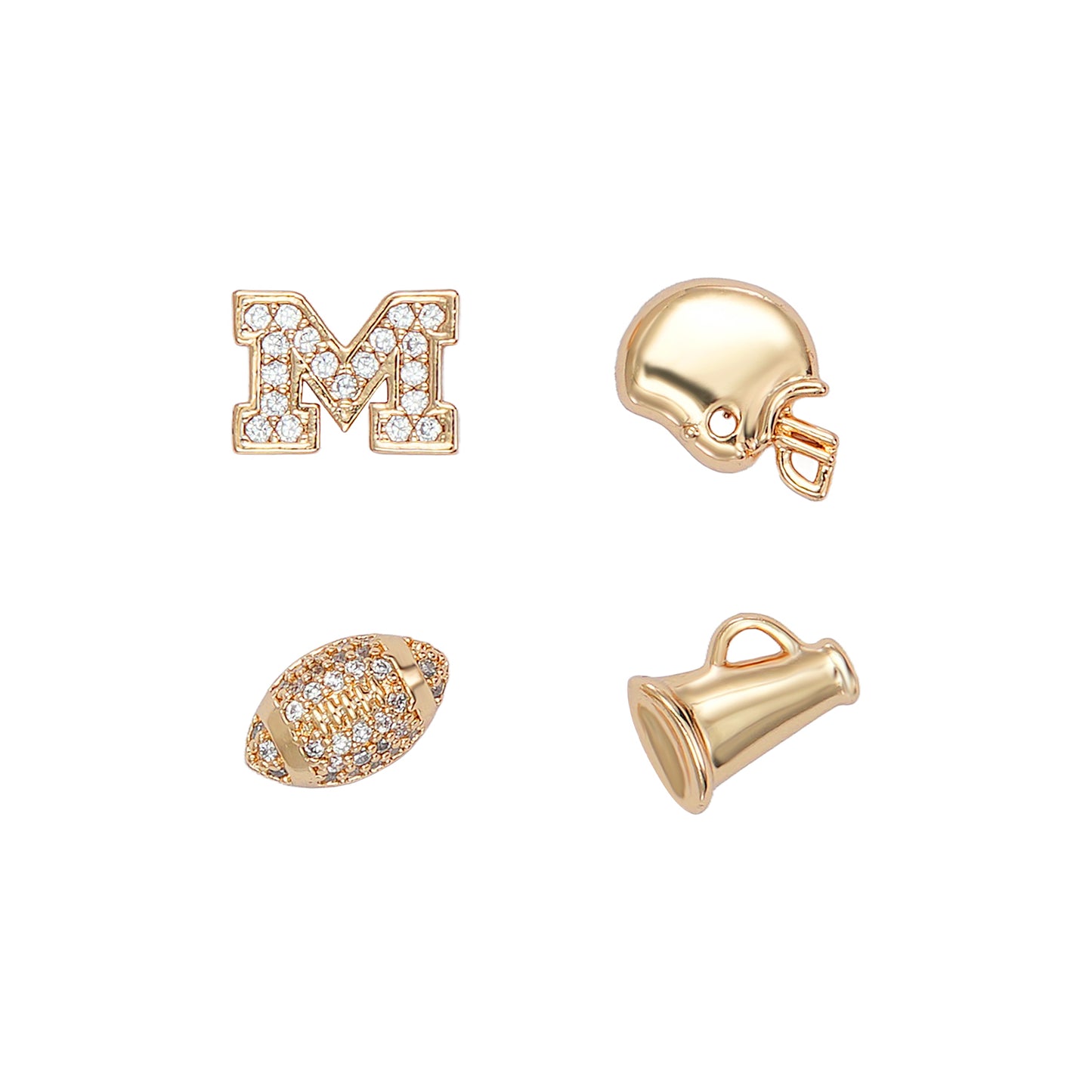 Michigan Wolverines Glam Day Stud Earring Pack
