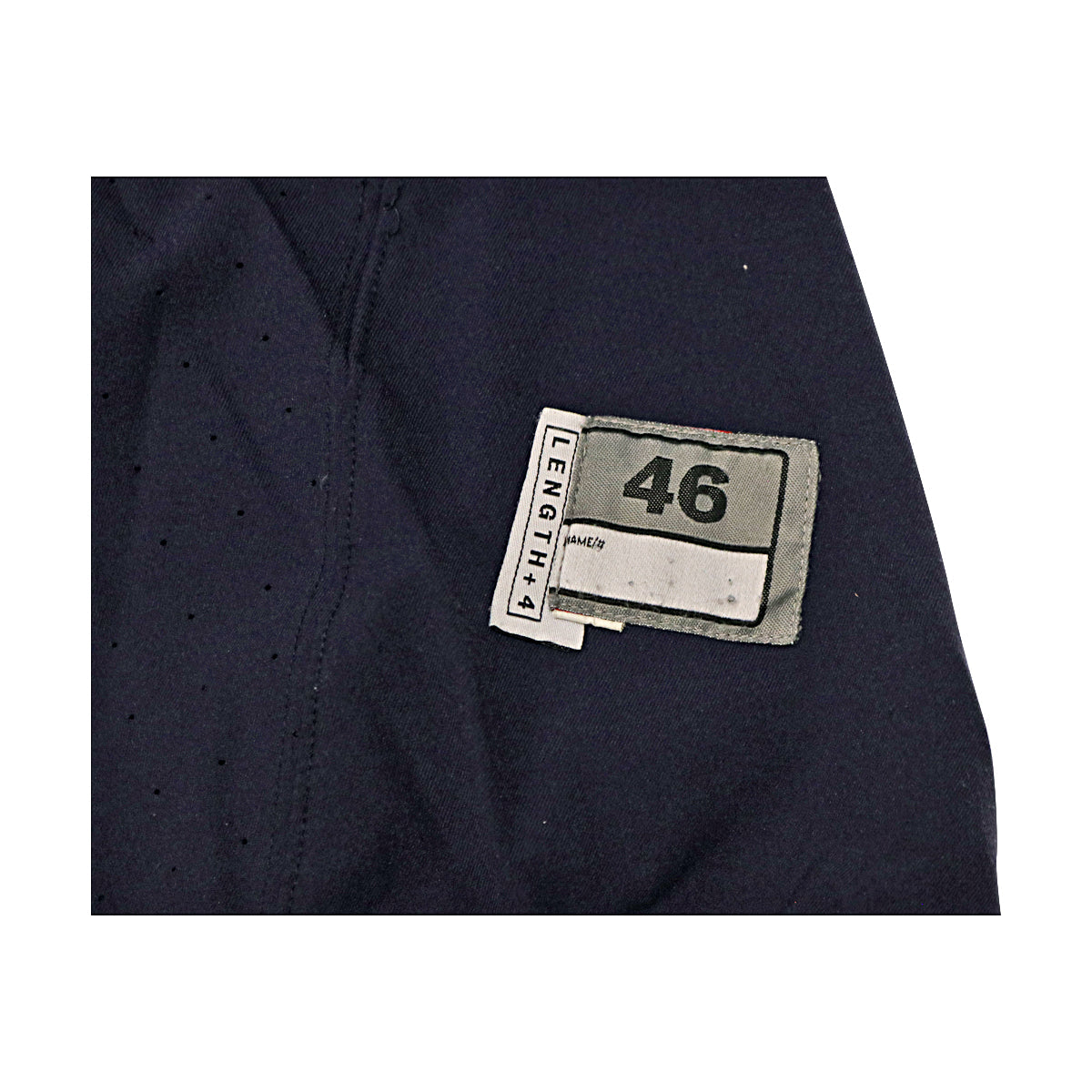 Bryan Mone Michigan Wolverines #90 Practice Used Navy Jordan Brand Jersey - Tag View