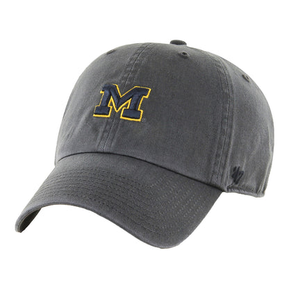 Ladies Michigan Wolverines 47 Brand Clean Up Primary Logo Adjustable Hat - Front View