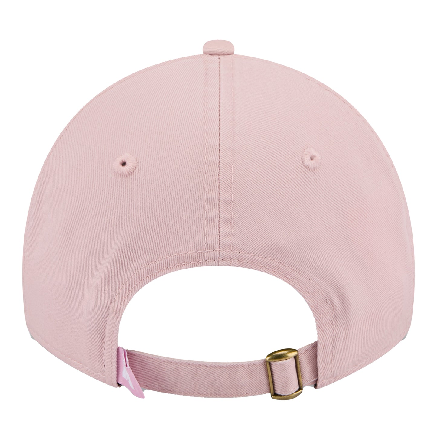 Ladies University of Michigan New Era Throwback Pink Hat - Back View