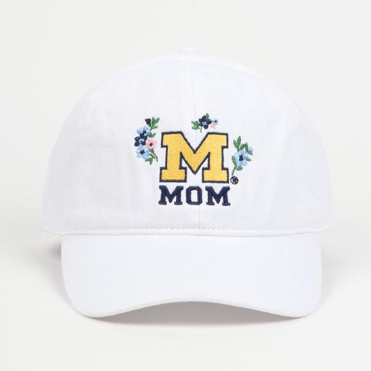Michigan Wolverines Ponyflo Ladies Mom Floral Hat