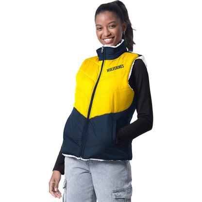 Michigan Wolverines Women's G III Reversible Vest