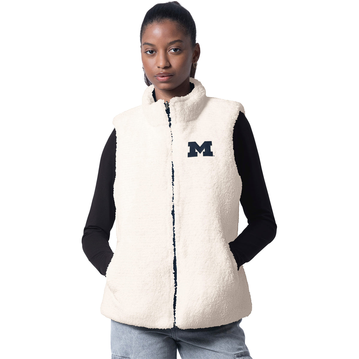 Michigan Wolverines Women's G III Reversible Vest