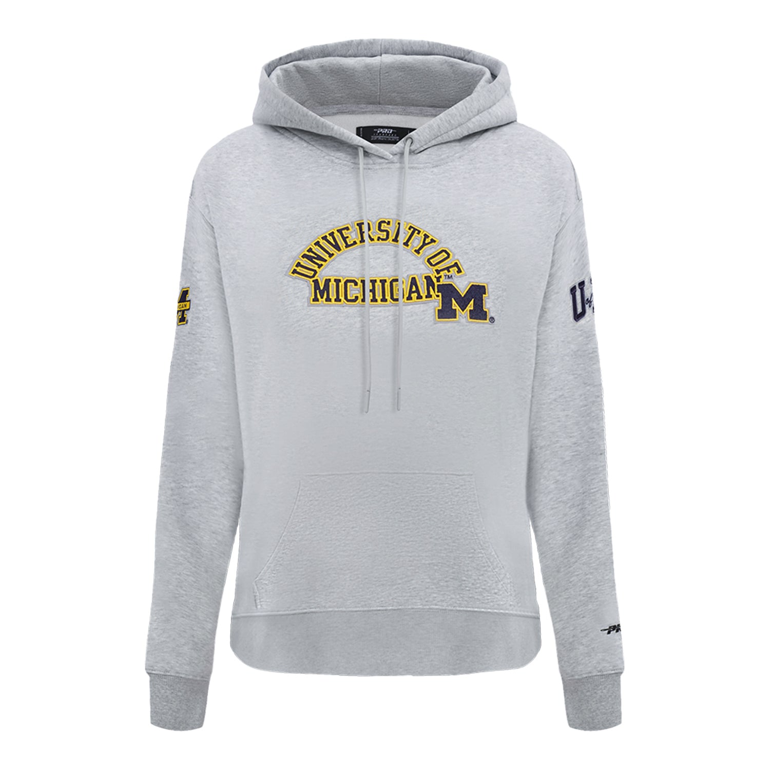 Women's Michigan Wolverines Pro Standard University of Michigan Grey Hoodie - Front View