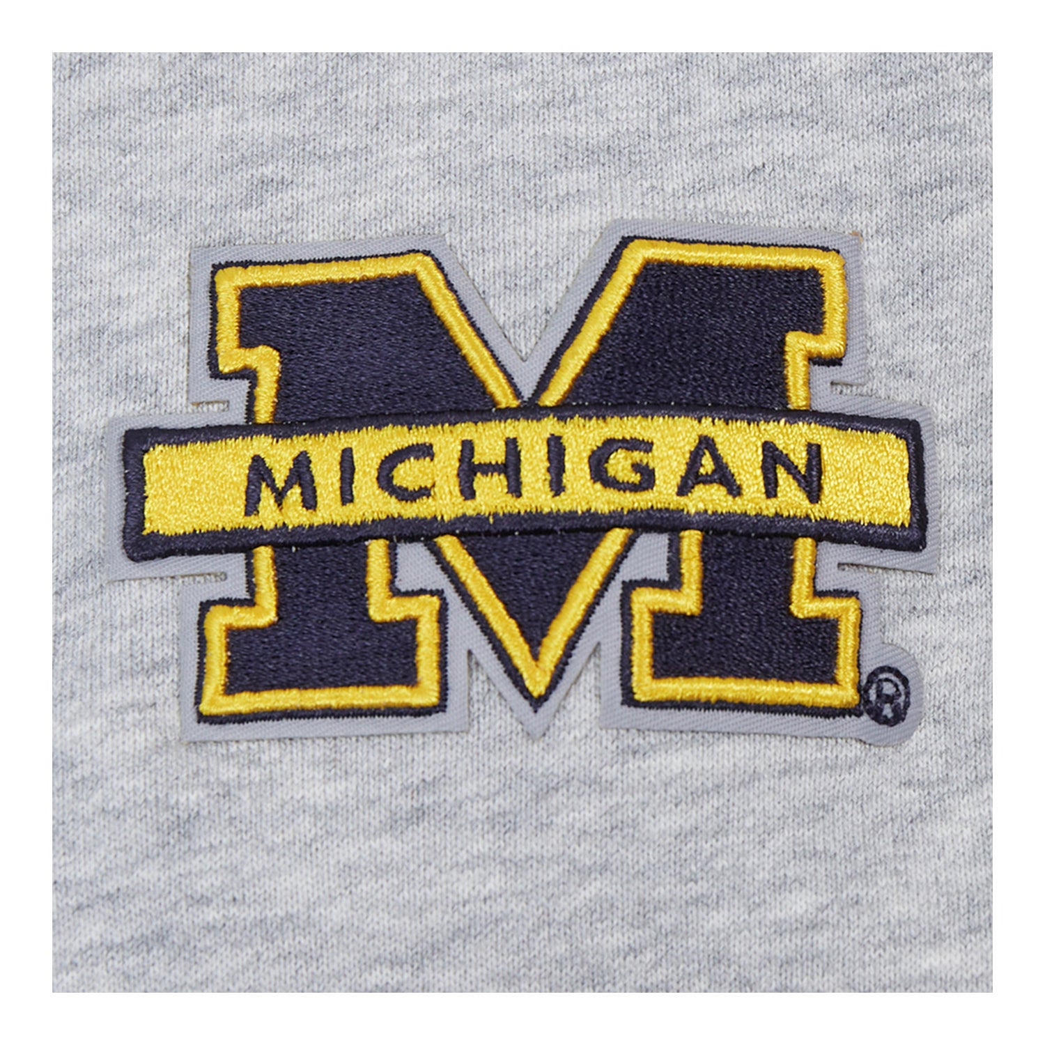 Women's Michigan Wolverines Pro Standard Cropped Hoodie - Detail View