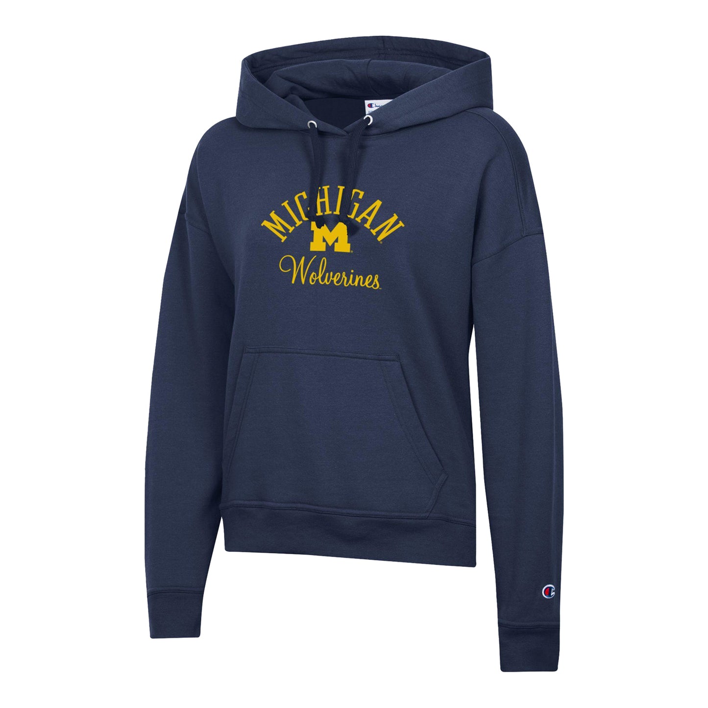 Ladies Michigan Wolverines Champion Wolverines Sweatshirt - Front View