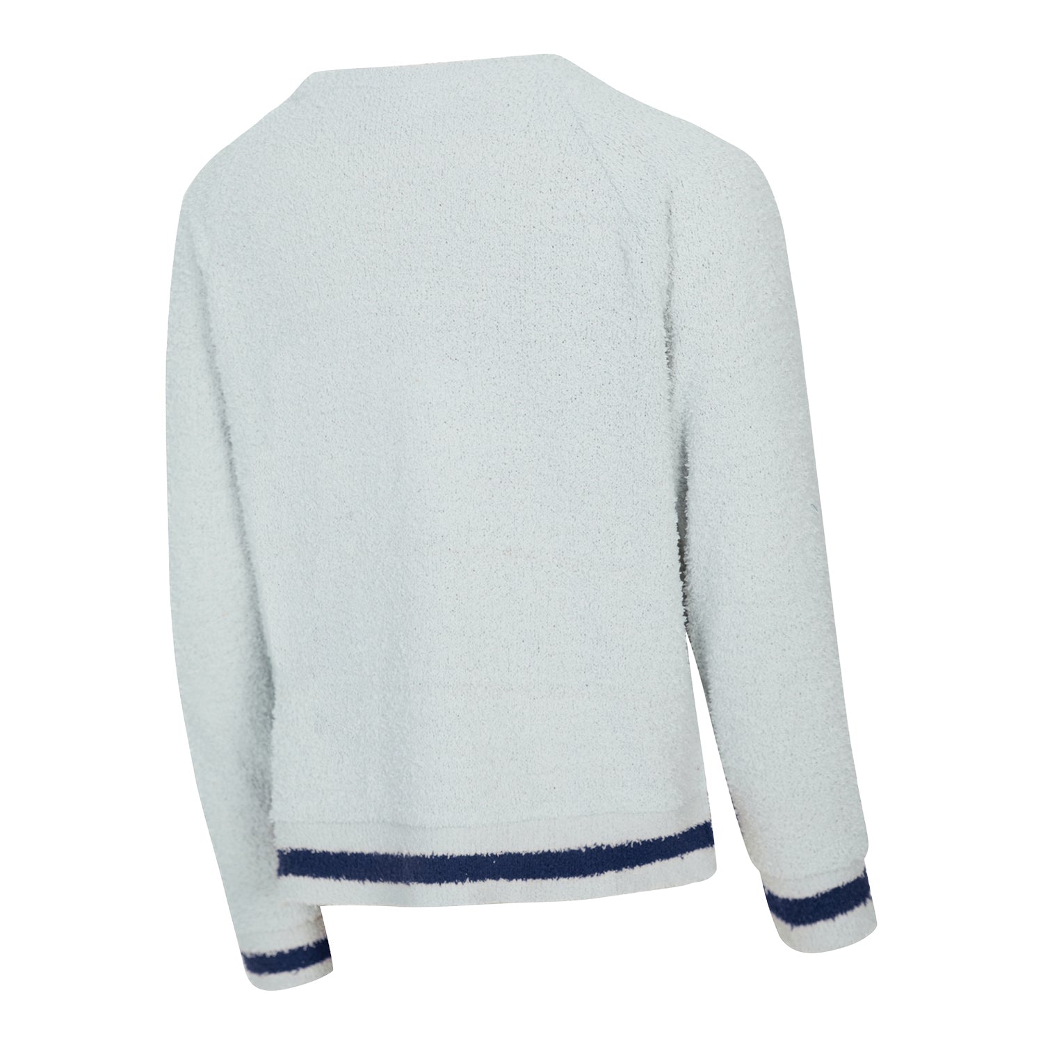 Michigan Wolverines Whitley Women's Crewneck Sweatshirt In White - Back View