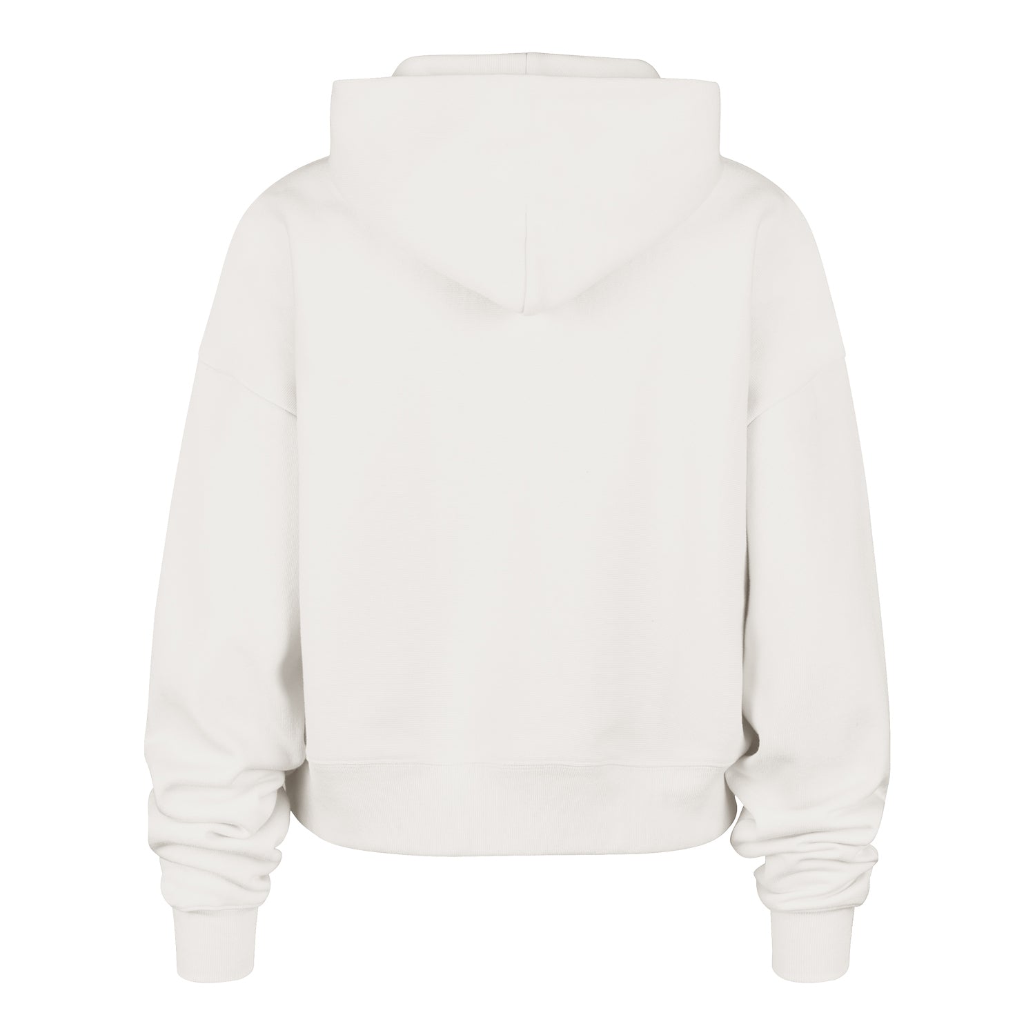 Michigan Wolverines Women's White Sue Foundation Hoodie - Back View