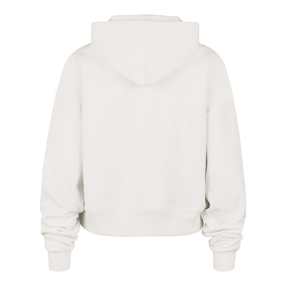 Michigan Wolverines Women's White Sue Foundation Hoodie - Back View