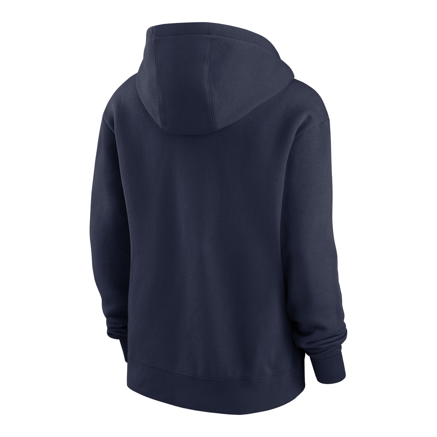 Michigan Wolverines Jordan Women's Lightweight Phoenix Hoodie In Navy - Back View