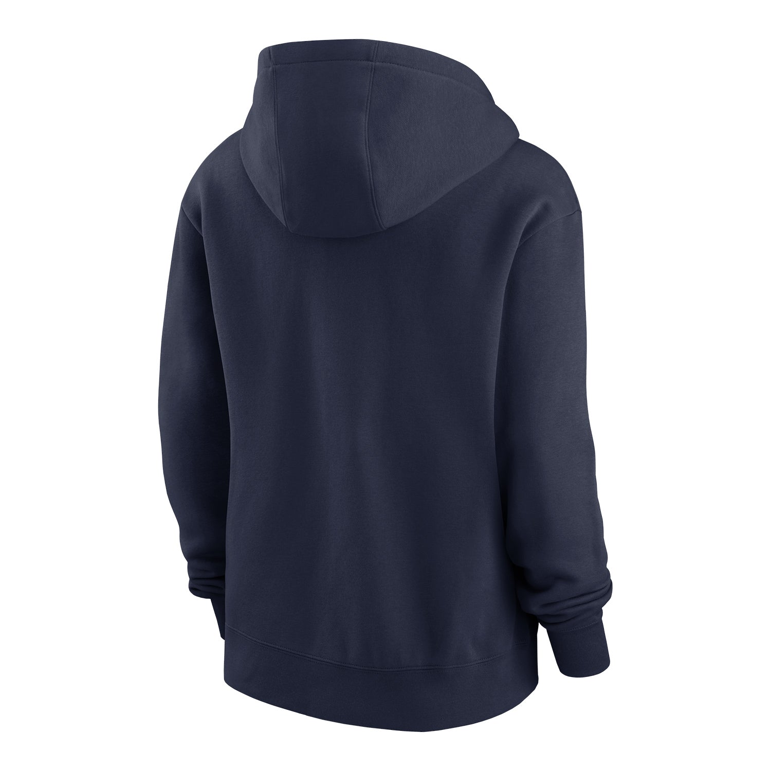 Michigan Wolverines Jordan Women's Lightweight Phoenix Hoodie In Navy - Back View