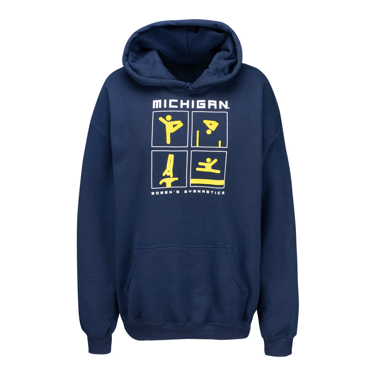 Michigan Wolverines Women's Gymnastics Action Hoodie