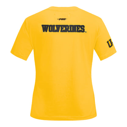 Ladies Michigan Wolverines Pro Standard T-Shirt - Back View