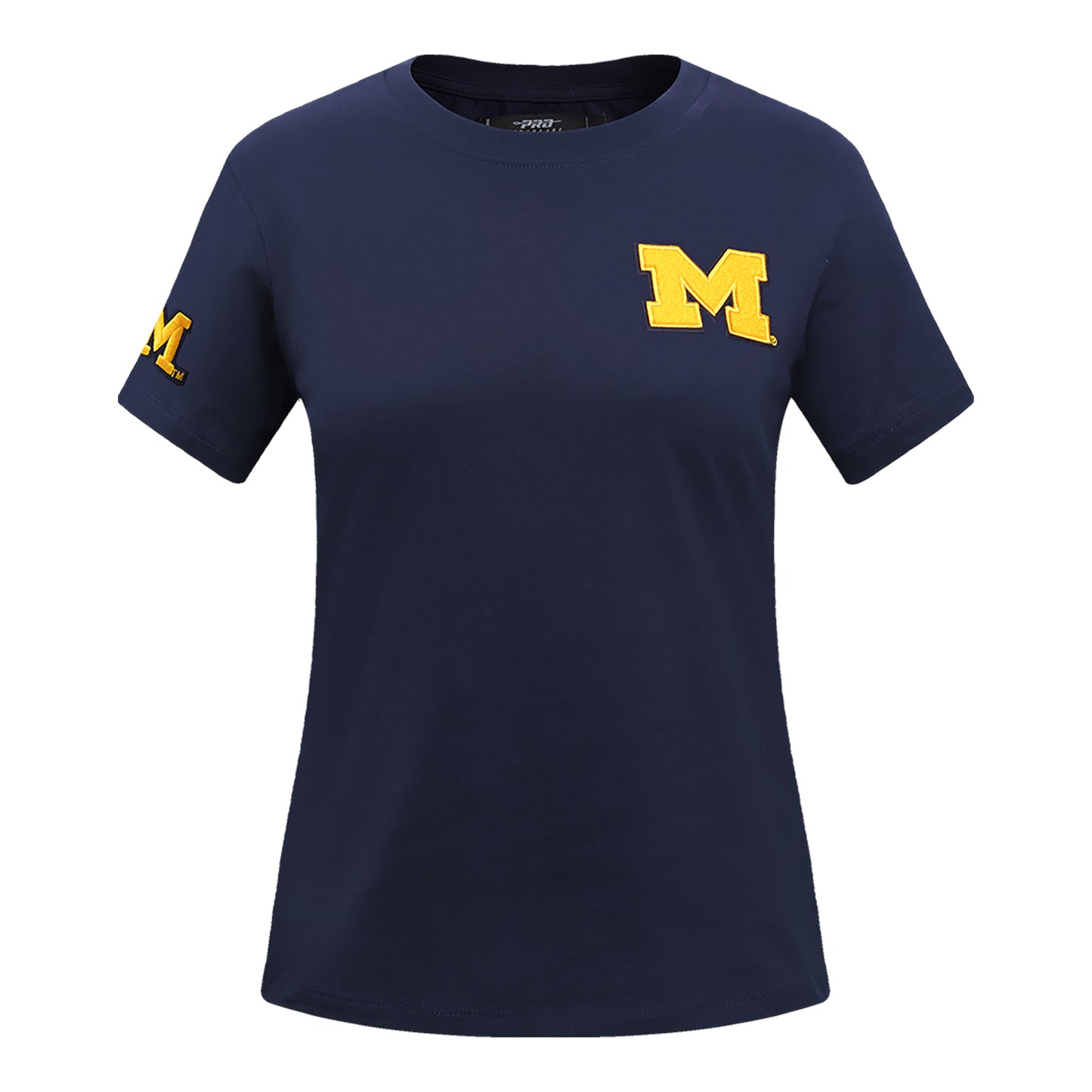 Ladies Michigan Wolverines Pro Standard T-Shirt - Front View