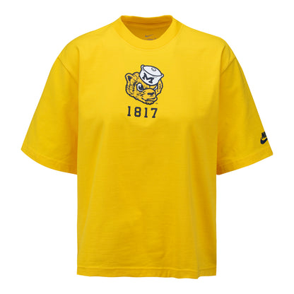 Ladies Michigan Wolverines Nike Mascot T-Shirt - Front View