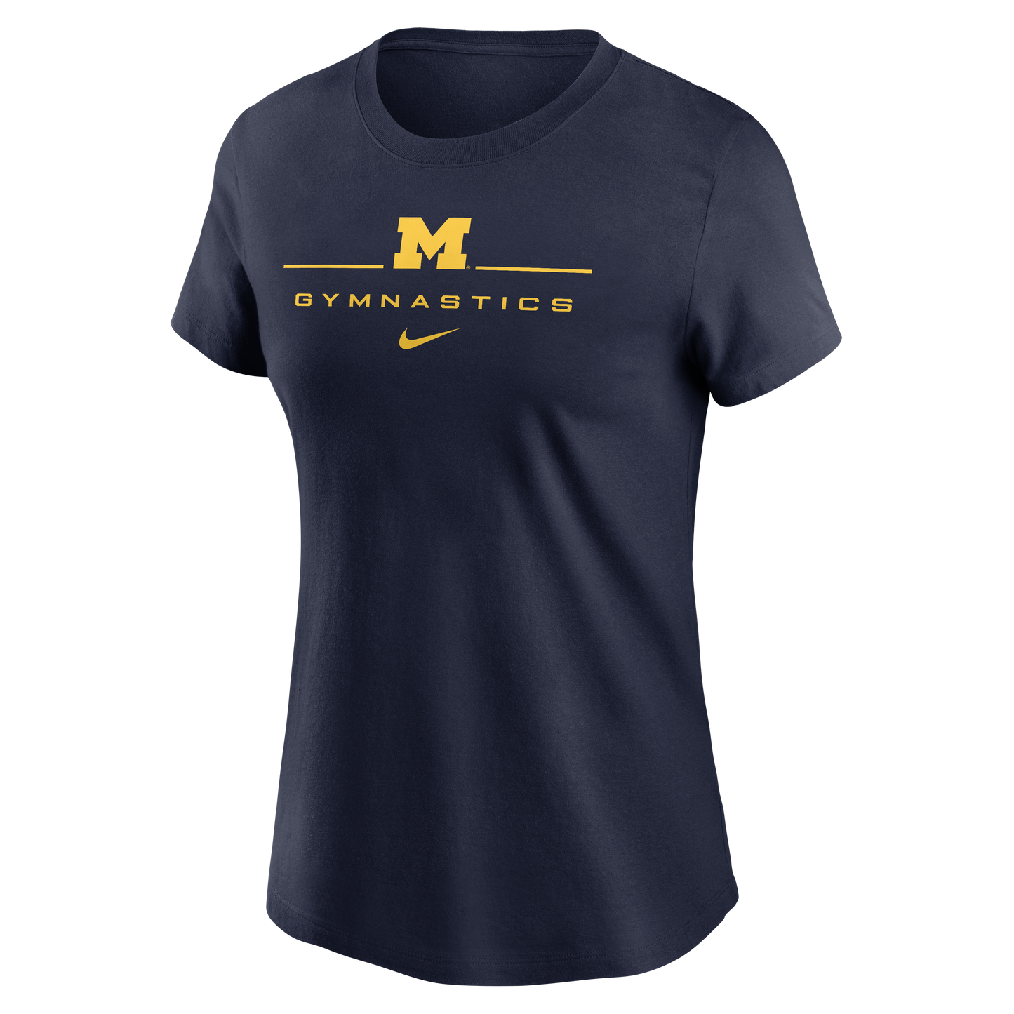 Michigan Wolverines Ladies Go Blue Gymnastics Tee