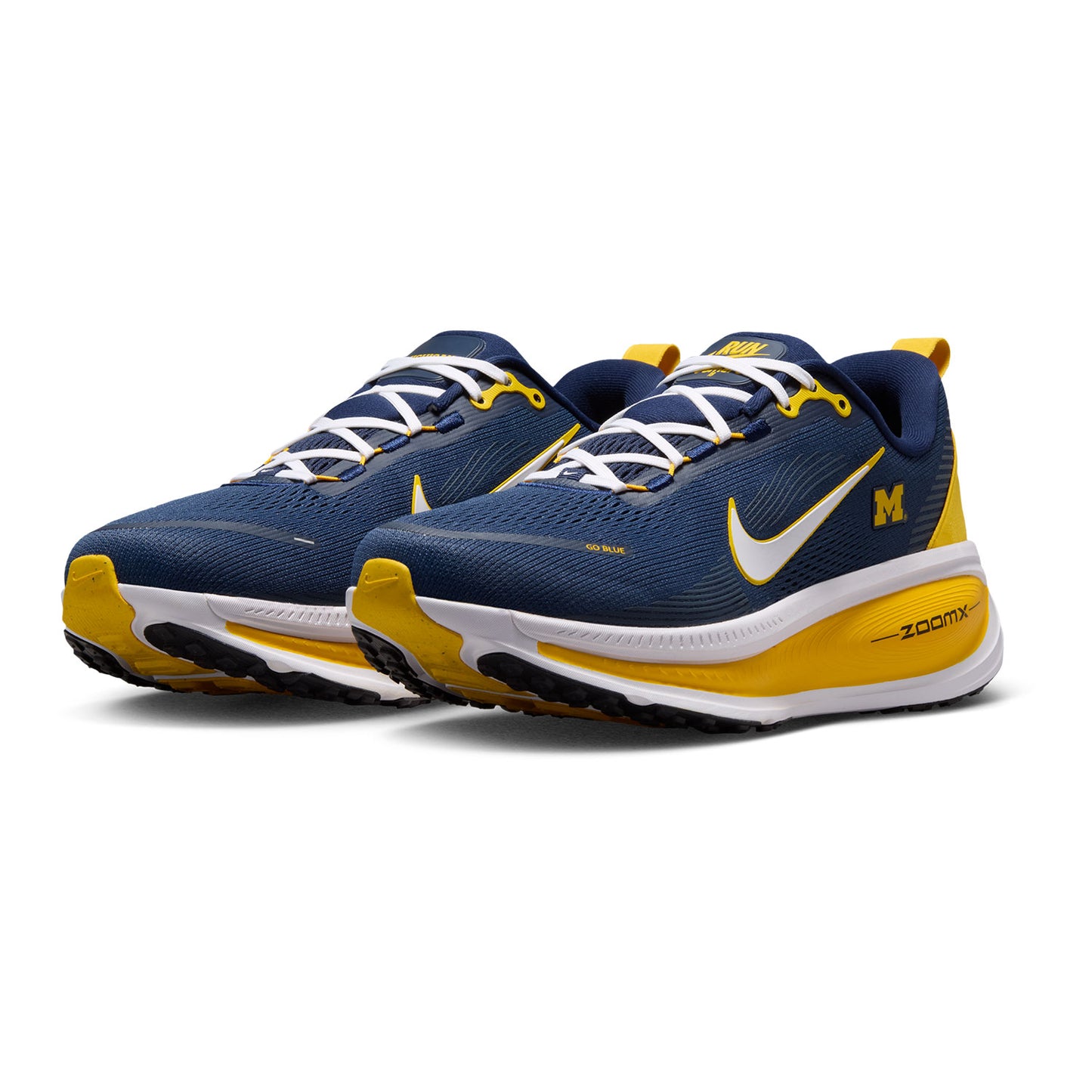 Michigan Wolverines Nike Navy Vomero 18 Shoes