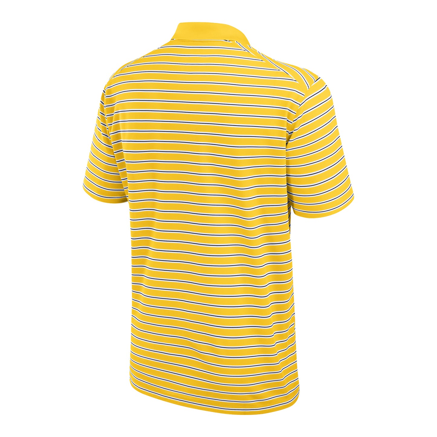 Michigan Wolverines Jordan Striped Polo - Back View