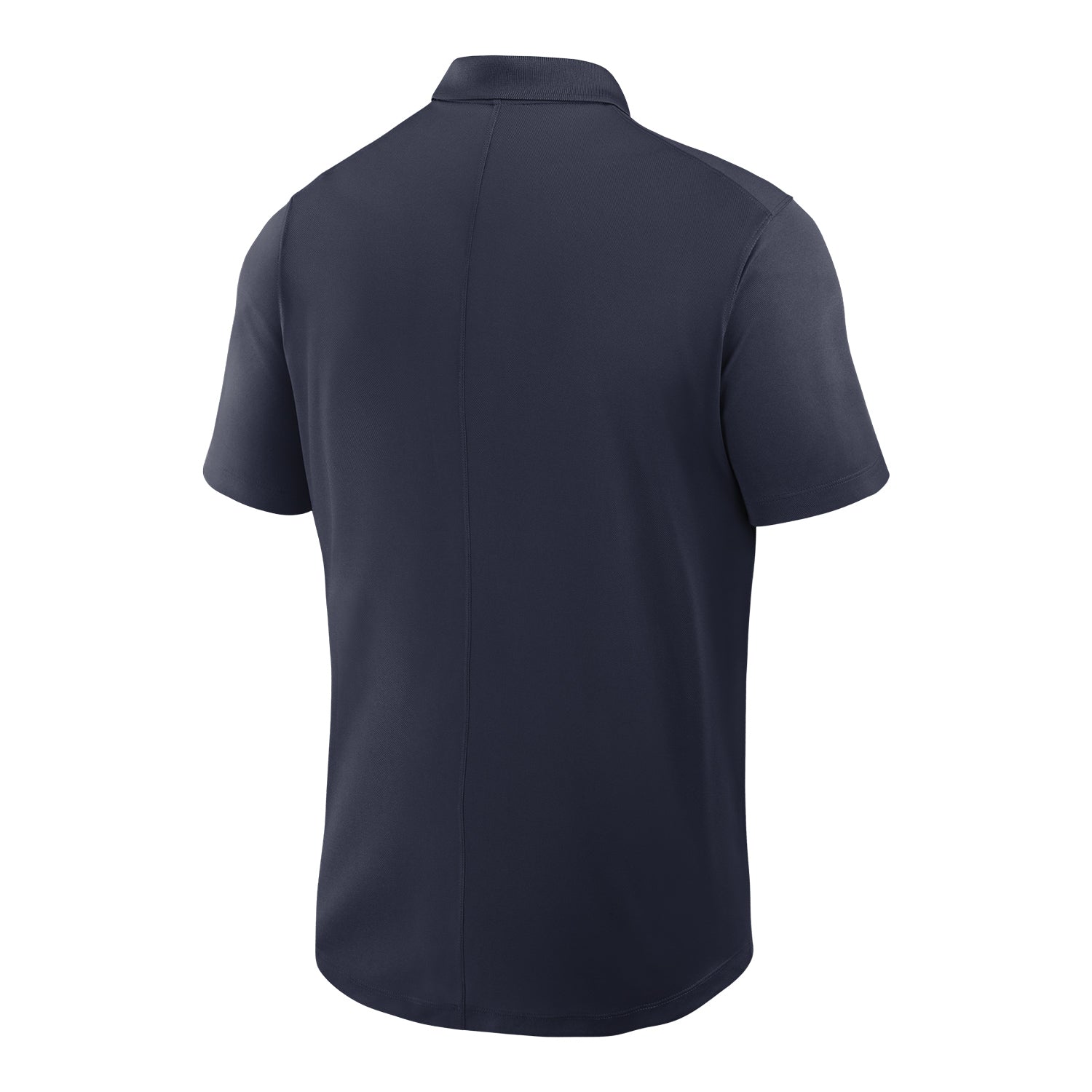 Michigan Wolverines Jordan Fast Break Navy Polo In Black - Back View
