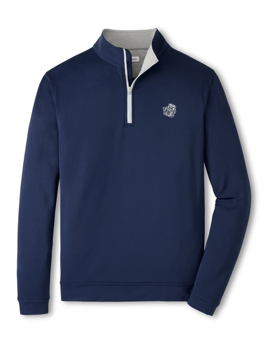 Michigan Wolverines Vault Logo Navy 1/4 Zip