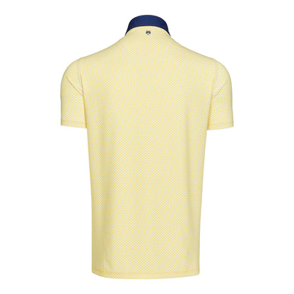Michigan Wolverines Yellow Wing Helmet Polo