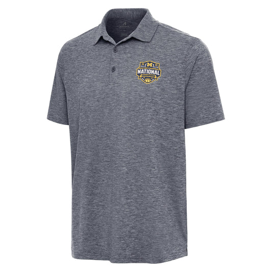Michigan Wolverines Men's Basketball National Champions Navy Polo